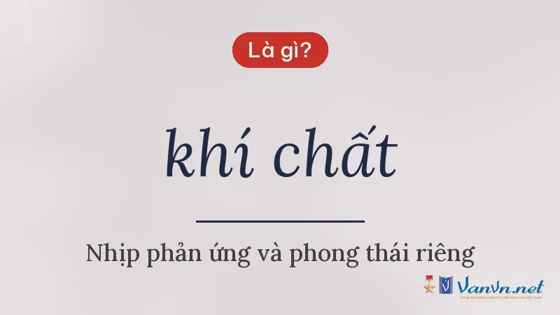 khí chất là gì