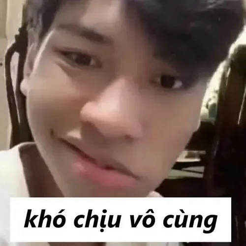 khó chịu vô cùng meme