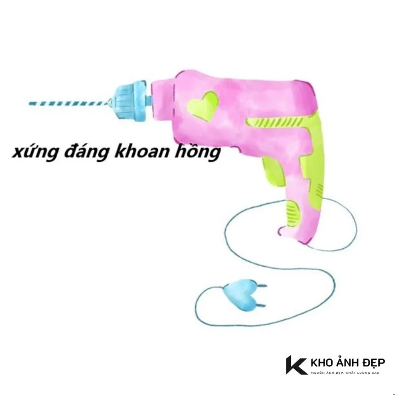 khoan hồng meme