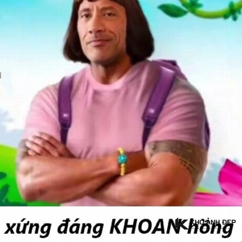 khoan hồng meme