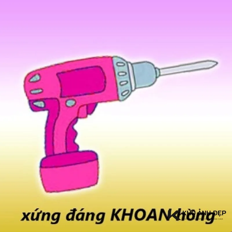 khoan hồng meme