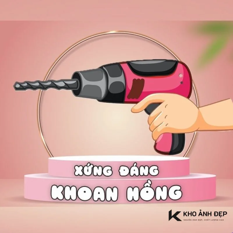 khoan hồng meme