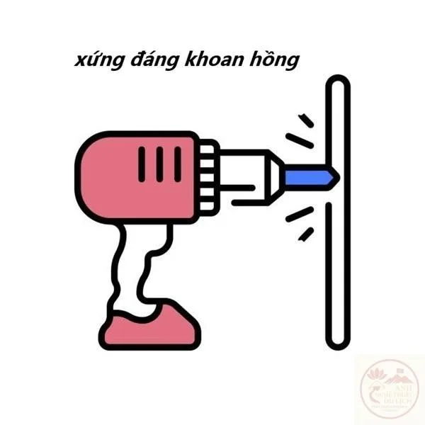 khoan hồng meme