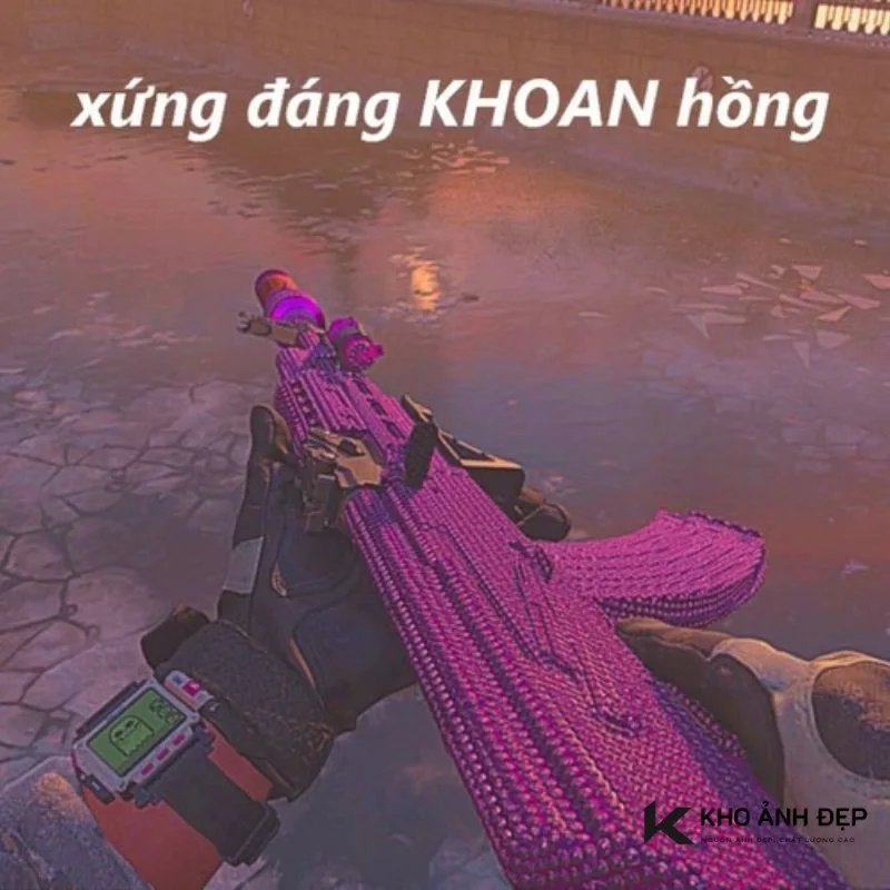 khoan hồng meme