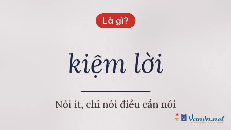 kiệm lời là gì