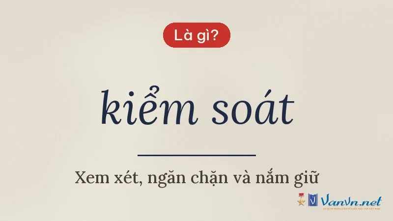 kiểm soát là gì