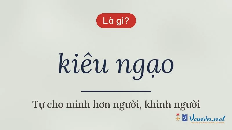 kiêu ngạo là gì