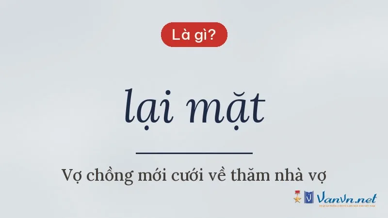 lại mặt là gì