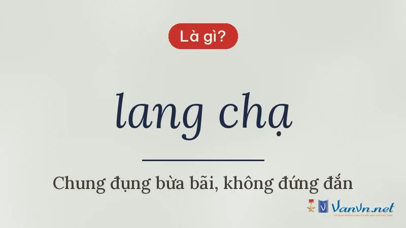 lang chạ là gì