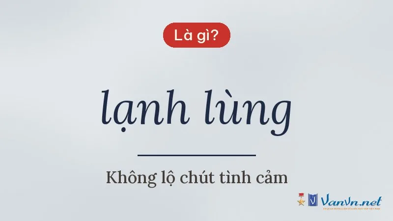 lạnh lùng là gì