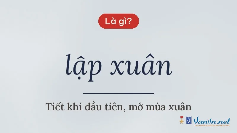 lập xuân là gì