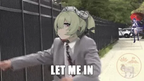 let me in meme guy