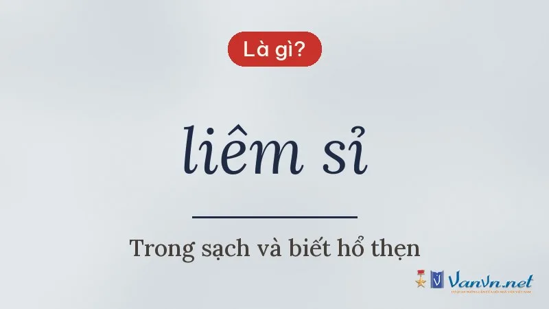 liêm sỉ là gì