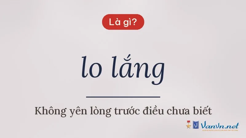 lo lắng là gì