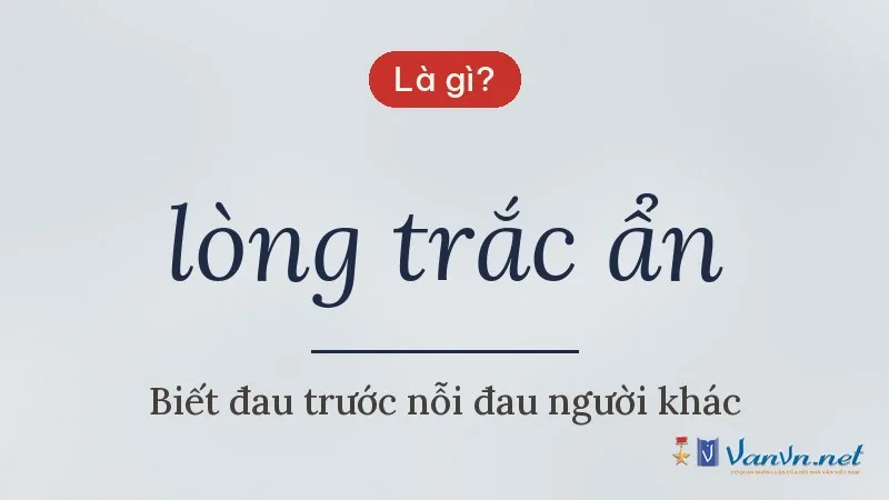 lòng trắc ẩn là gì