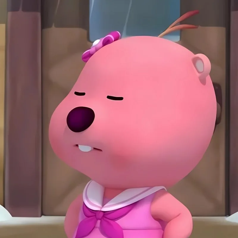 meme gấu hồng loopy