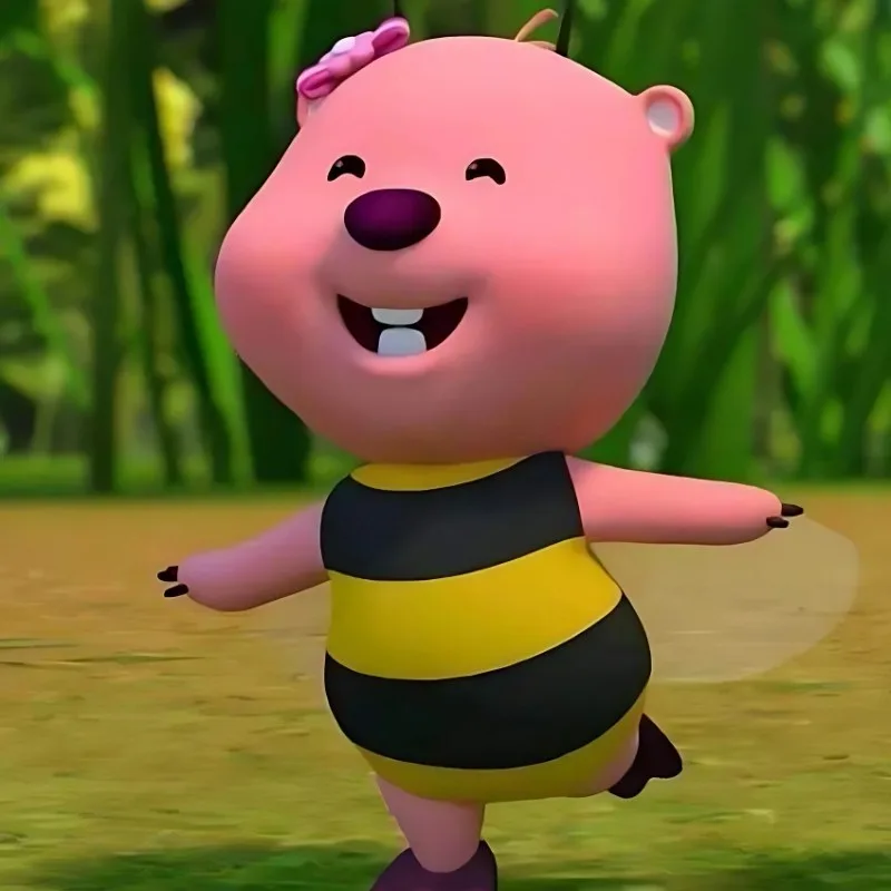 meme gấu hồng loopy