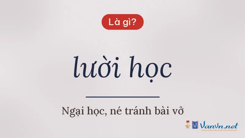 lười học là gì