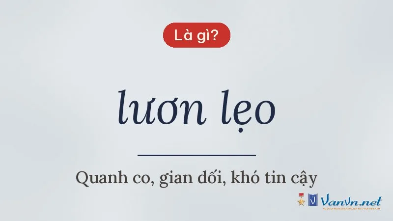 lươn lẹo là gì