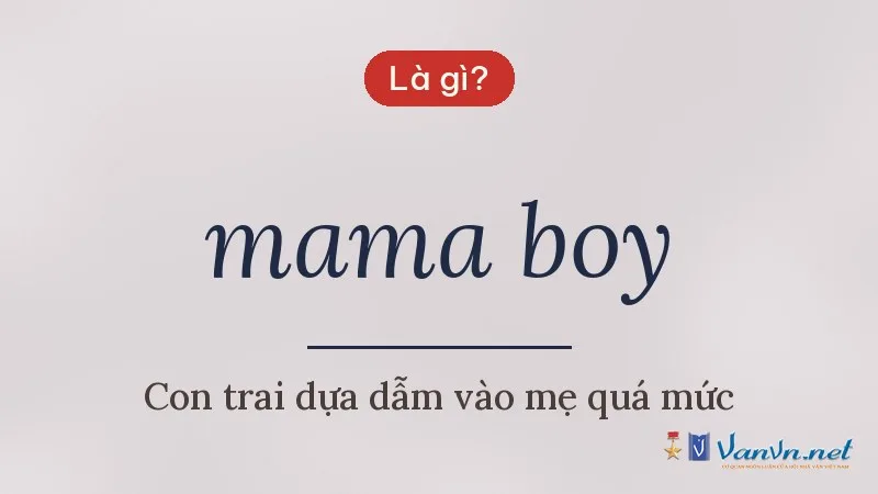 mama boy là gì