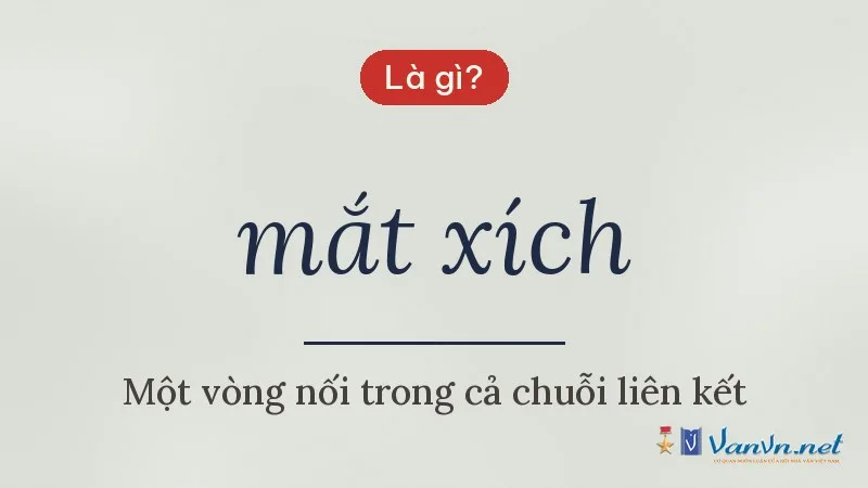 mắt xích là gì