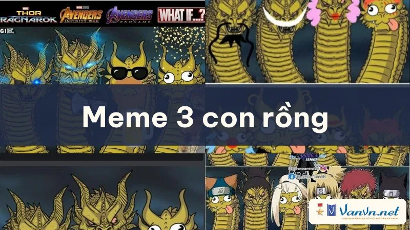 meme 3 con rồng