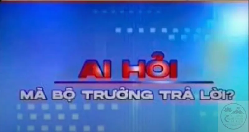ai hỏi mà bộ trưởng trả lời meme