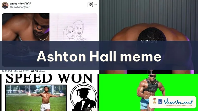 ashton hall meme