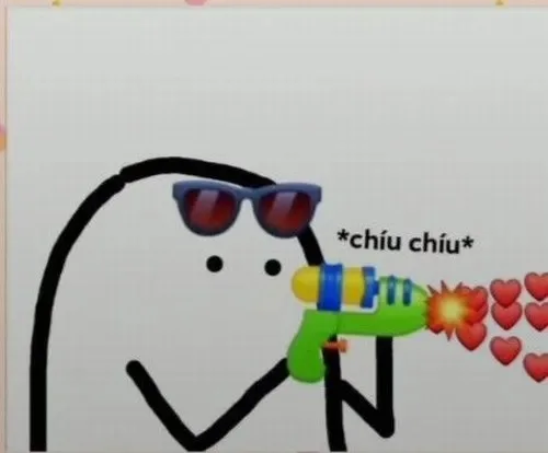 meme bắn súng nước