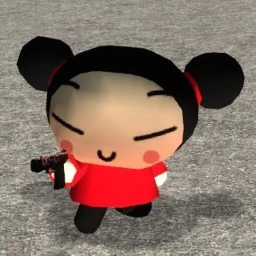 meme bắn súng cute