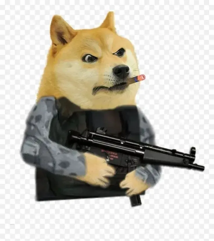 meme bắn súng cute