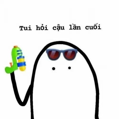 meme bắn súng nước