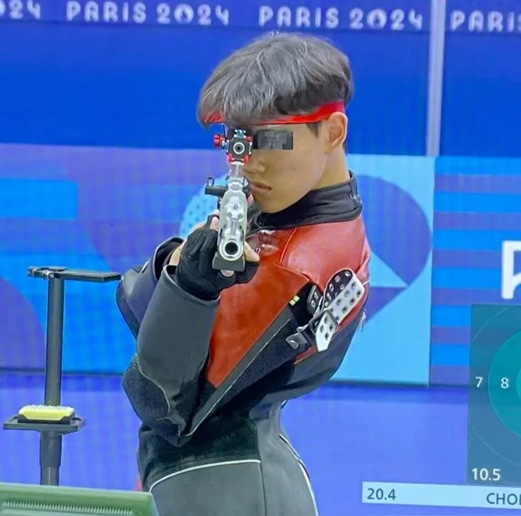 meme bắn súng olympic