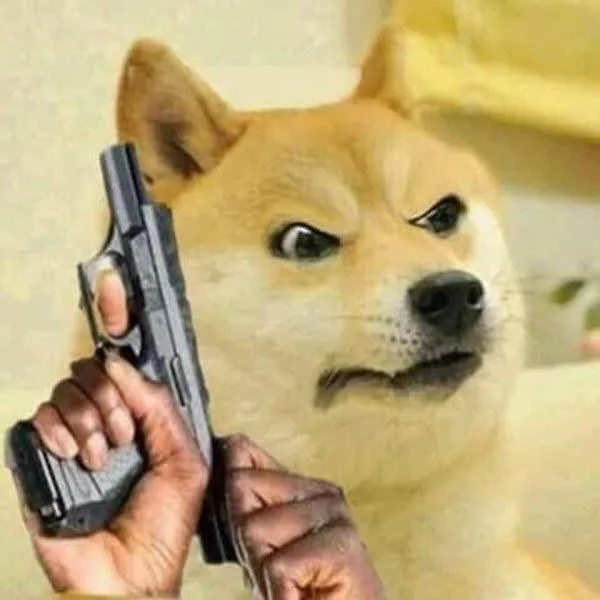 meme bắn súng cute