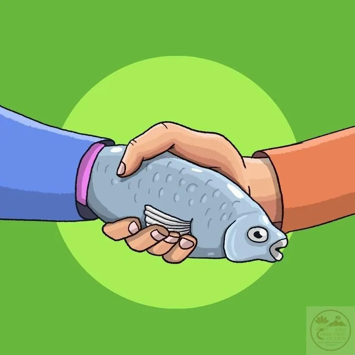 meme bắt tay tình nghĩa