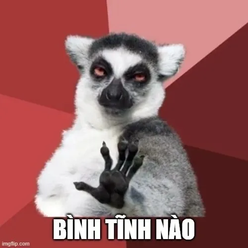 meme bình tĩnh nào bro