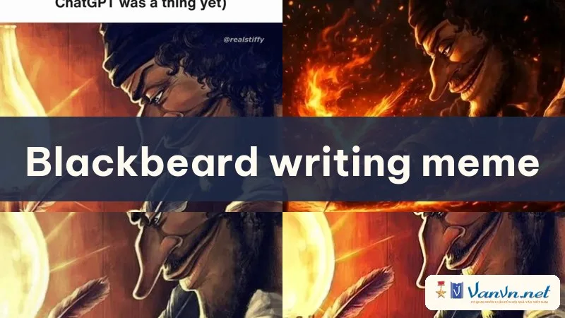 blackbeard writing meme