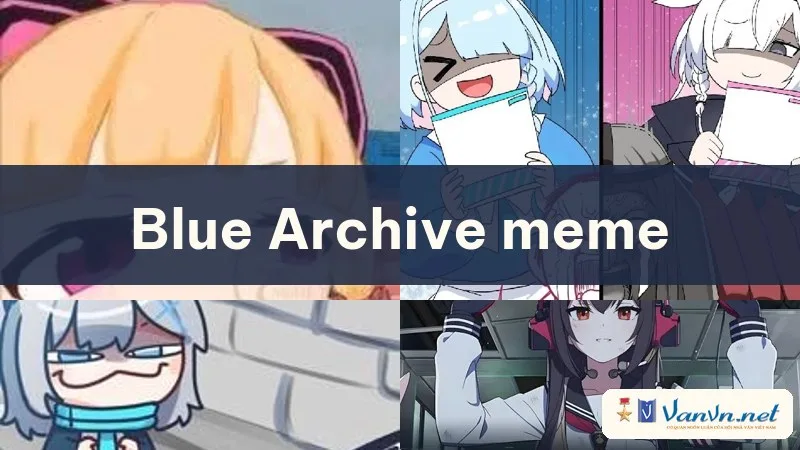 blue archive meme