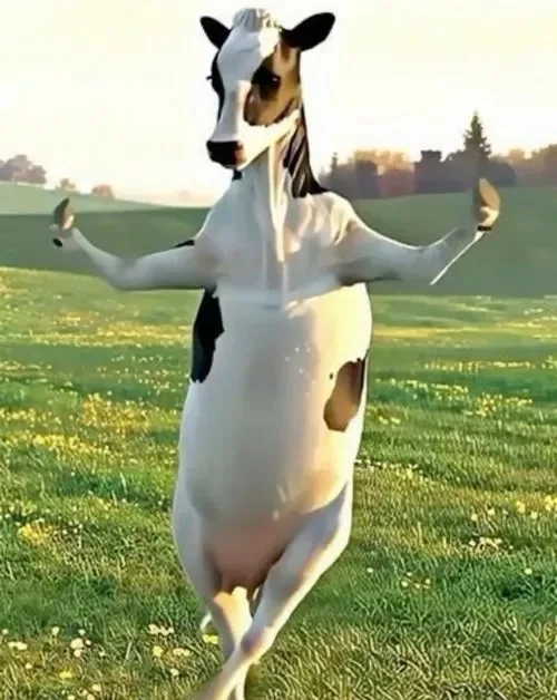 meme bò bay