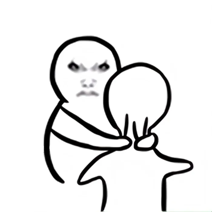 meme bóp cổ lè lưỡi