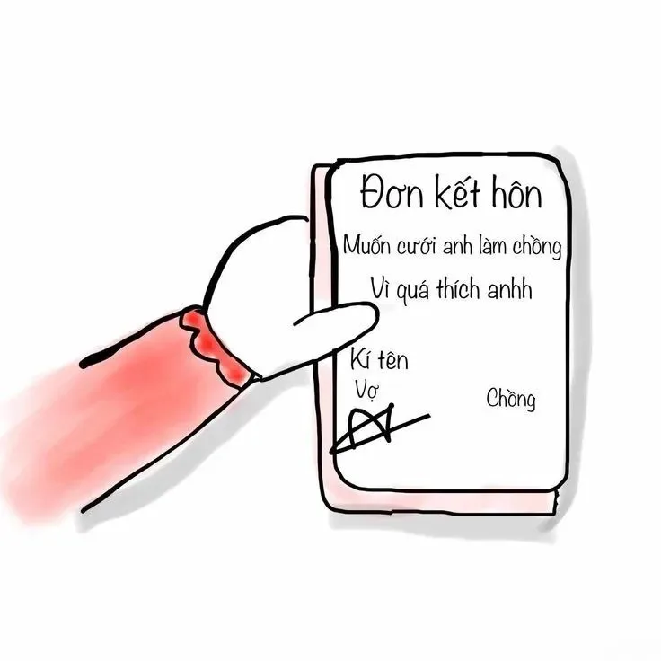 đơn ly hôn meme