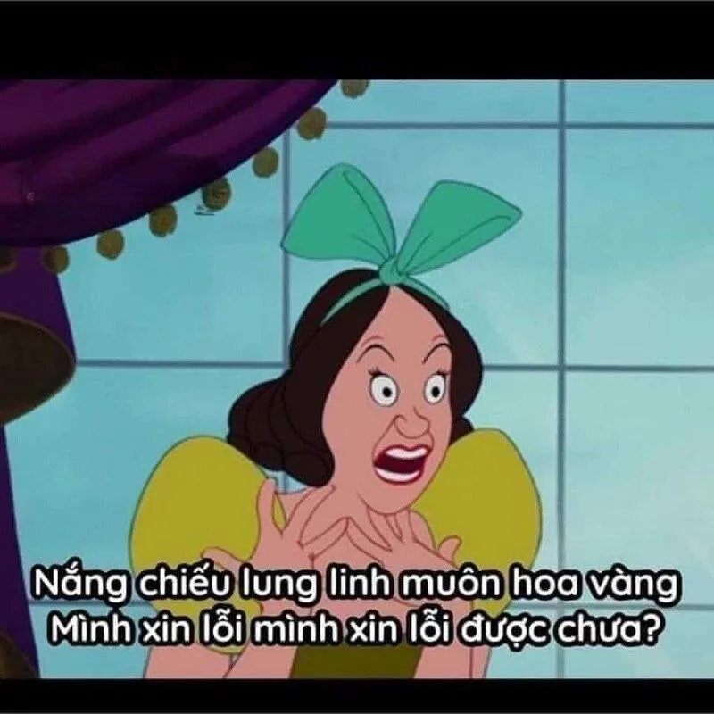 meme cầu xin tha thứ