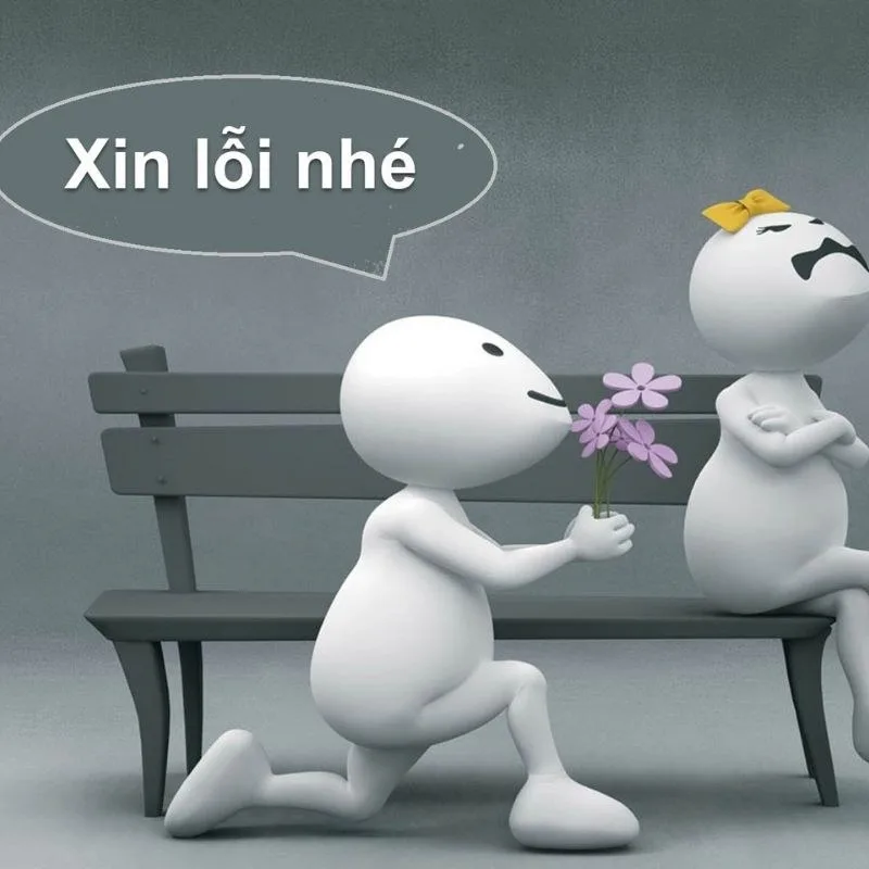 meme cầu xin tha thứ