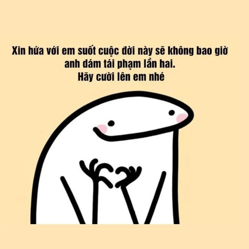 meme cầu xin tha thứ