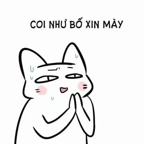 ảnh meme cầu xin