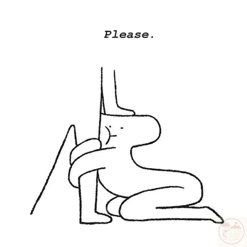 meme quỳ cầu xin