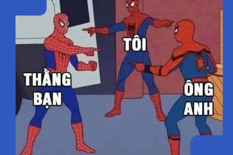 meme người nhện chỉ tay