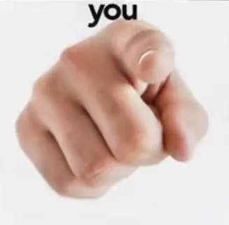 meme chỉ tay vào màn hình