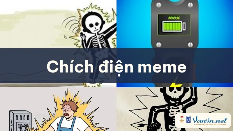 chích điện meme
