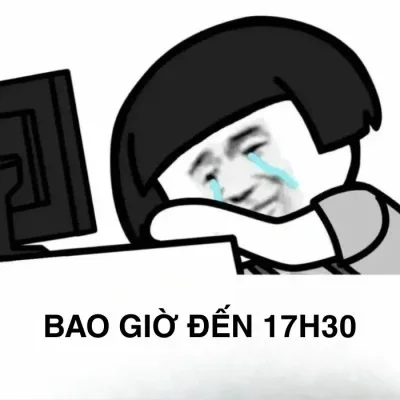 meme chờ đợi hài hước